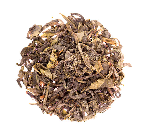 istock Green tea above isolated 185546526