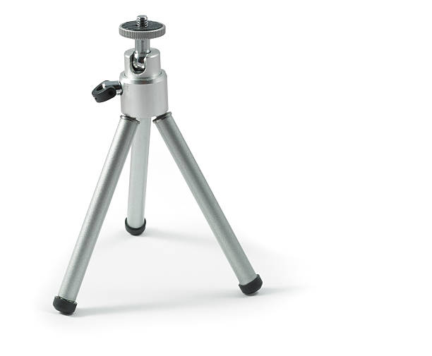 istock camera's tripod isolated on a white background 185548769