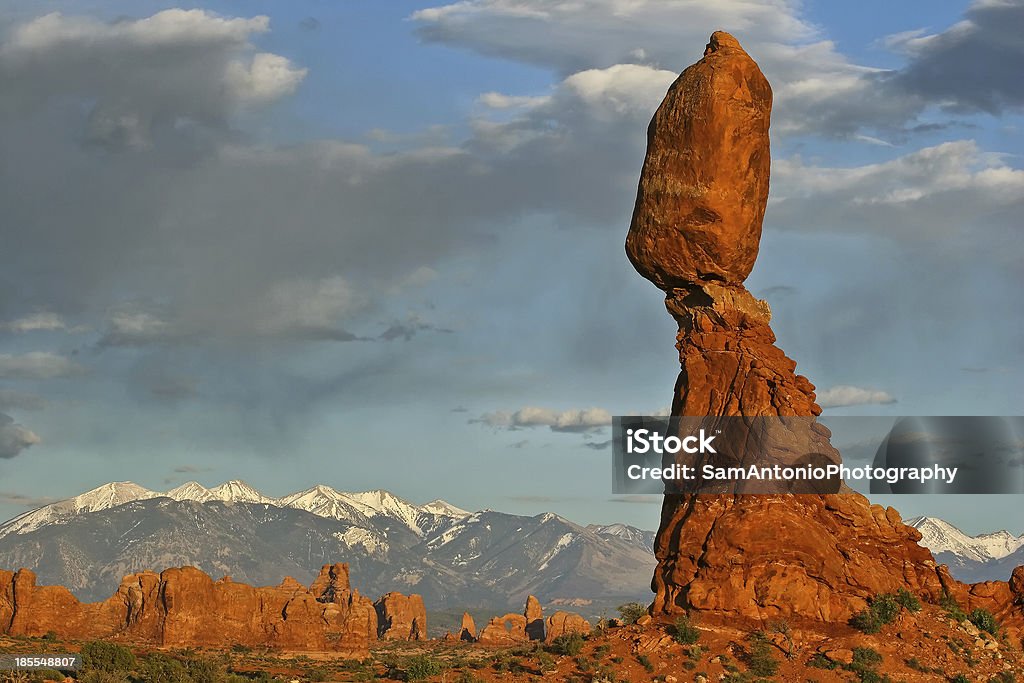 , Balanced Rock-Arches National Park Moab, Utah - Lizenzfrei Fels Stock-Foto