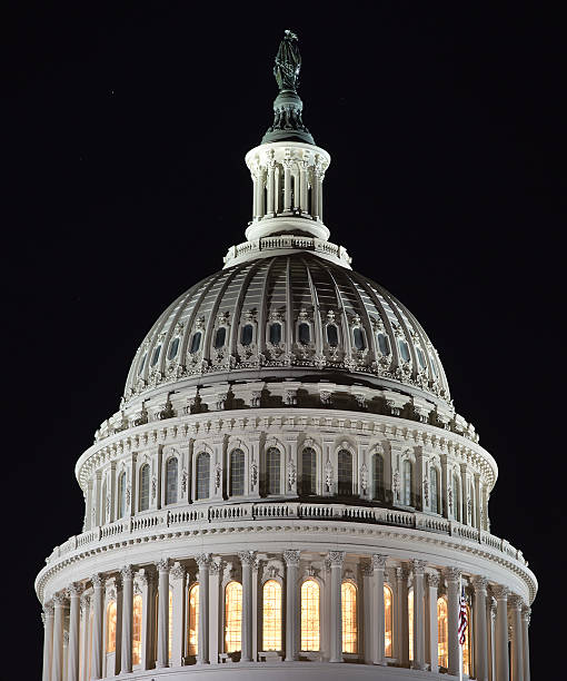 istock US Capital Doome at night. 185552328