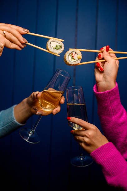 istock Great Sushi Elegance. Twin Delights and Christmas Sparkle 1855524930