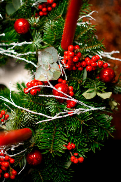 istock Fir and Berry Elegance Christmas beautiful Delight tree 1855538336