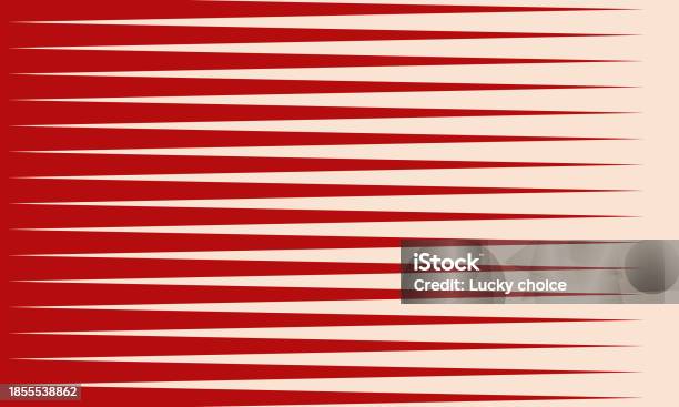 Red Sharp Shapes Background Of Simple Red Sharp Cone Vector Shapes Stock Illustration ...