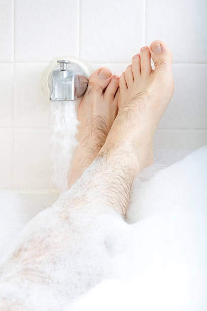 istock Soaking in the bathtub. 185555495