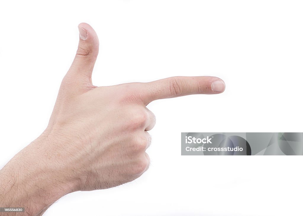Celować Znak ręką - Zbiór zdjęć royalty-free ('Numer jeden' pokazany palcem)