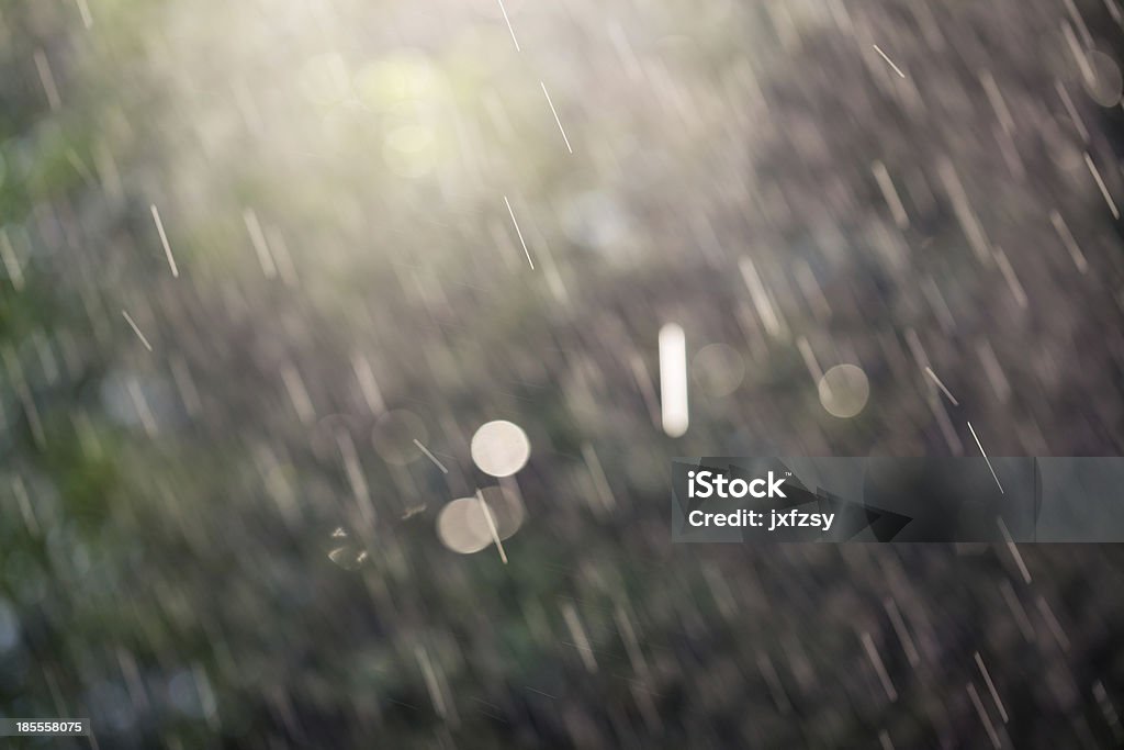 Gotas de lluvia - Foto de stock de Agua libre de derechos