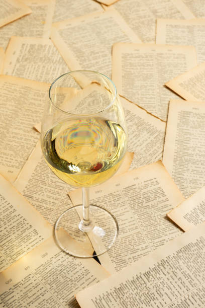 istock Alentejo white wine Glass. 1855601786