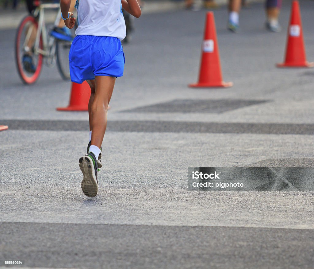 Runner 달리기 및 마라톤 - 로열티 프리 거리 스톡 사진