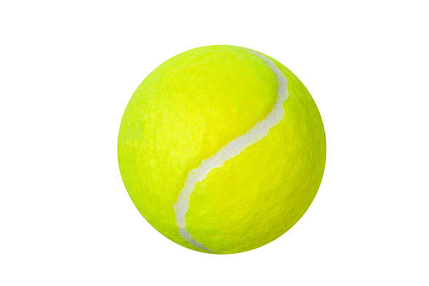 istock Tennis ball isolated on white 185560465