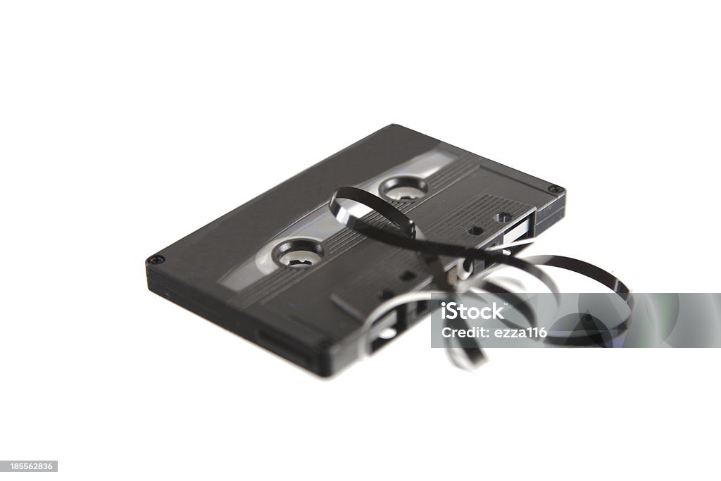Cassette de cinta compacta con salida en cola - Foto de stock de Aguja de Reloj libre de derechos