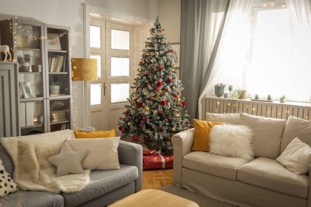 istock Christmas at home 1855636989