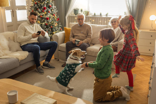 istock Christmas with family 1855639649