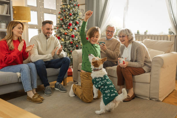 istock Christmas with family 1855640170