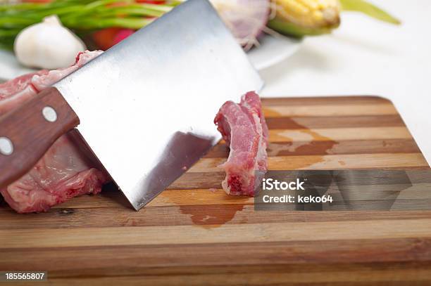 Frische Schweinerippchen Und Gemüse Stockfoto und mehr Bilder von Block - Form - Block - Form, Erfrischung, Fleisch