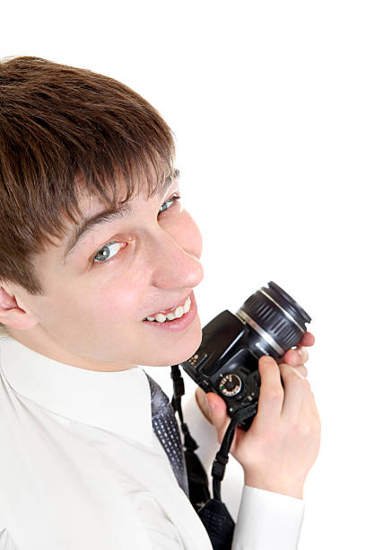 istock Teenager with Photo Camera 185567947