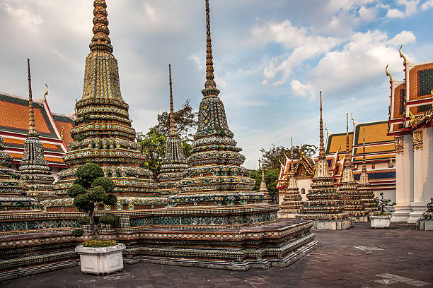 istock Phra Maha Stupa of Wat Pho in Bangkok 185568193