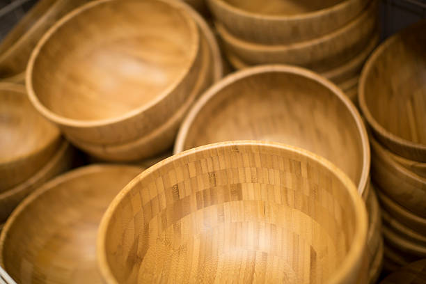 istock many stacked wooden bamboo bowls 185568227