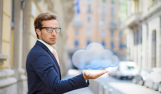 istock A smart man in a suit holding out his hand 185568482