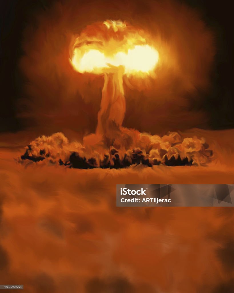 Atomic bomb - Lizenzfrei Atompilz Stock-Foto