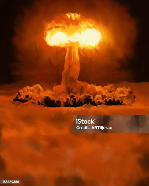 Photo libre de droit de Bombe Atomique banque d'images et plus d'images libres de droit de Champignon nucléaire - Champignon nucléaire, Exploser, Atome