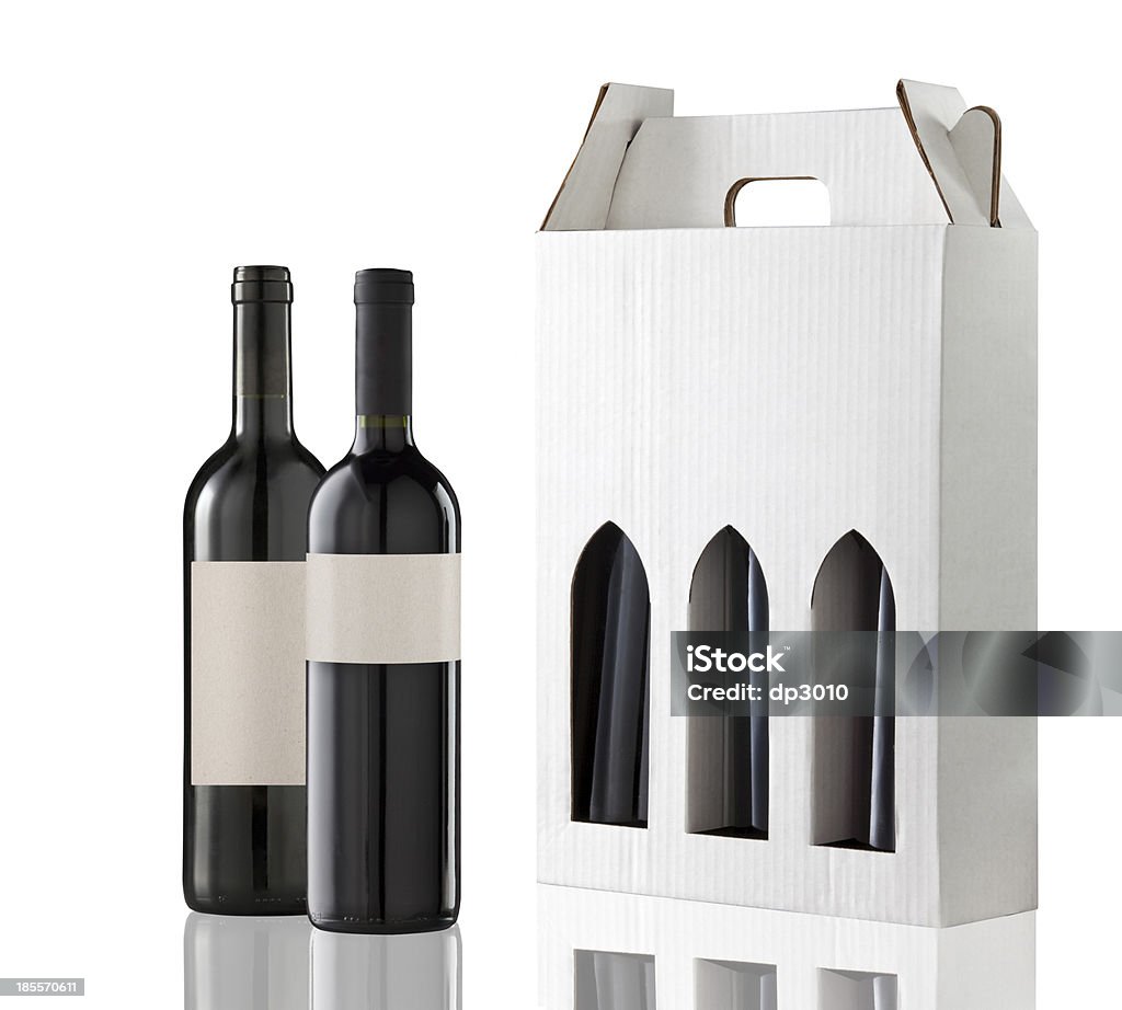 Вино Подарочная коробка - Стоковые фото Винная бутылка роялти-фри