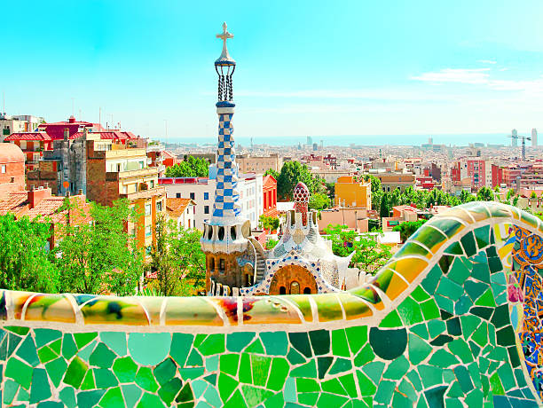 istock BARCELONA, SPAIN - JULY 25: The famous Park Guell 185572259