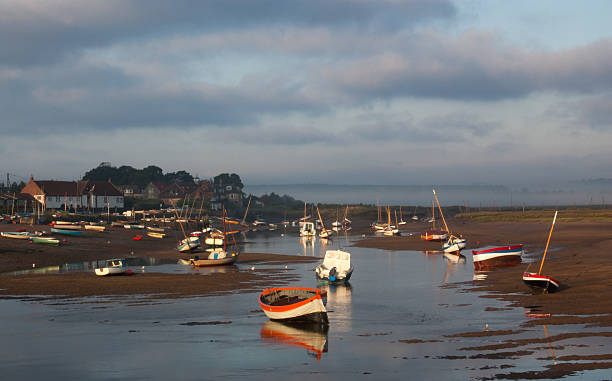 istock Misty morning on Norfolk Estuary 185572441