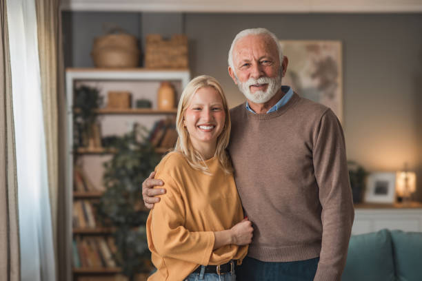 istock Grandfather and granddaughter 1855747035