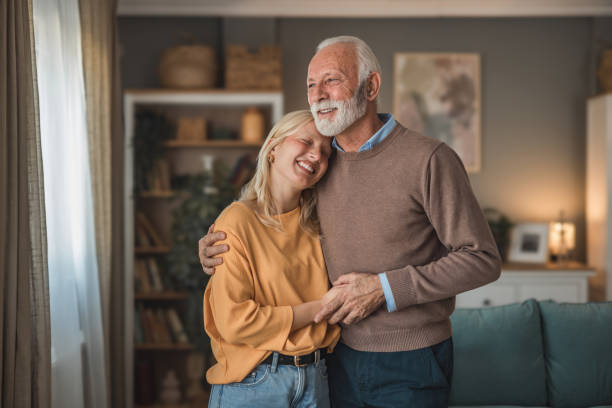 istock Grandfather and granddaughter 1855747545