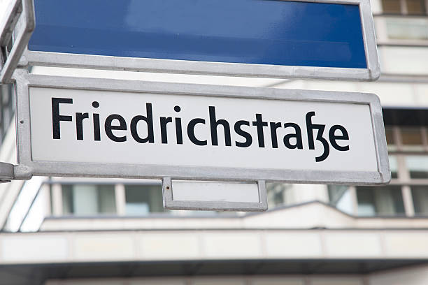 istock Friedrichstrafze Street Sign, Berlin 185578404