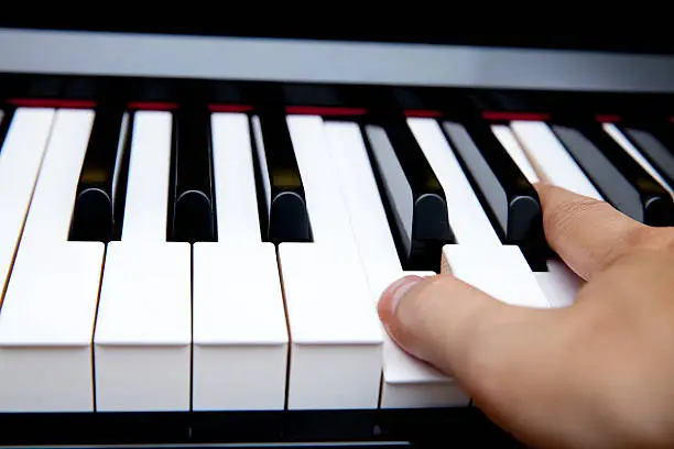 Photo of Fingers on piano