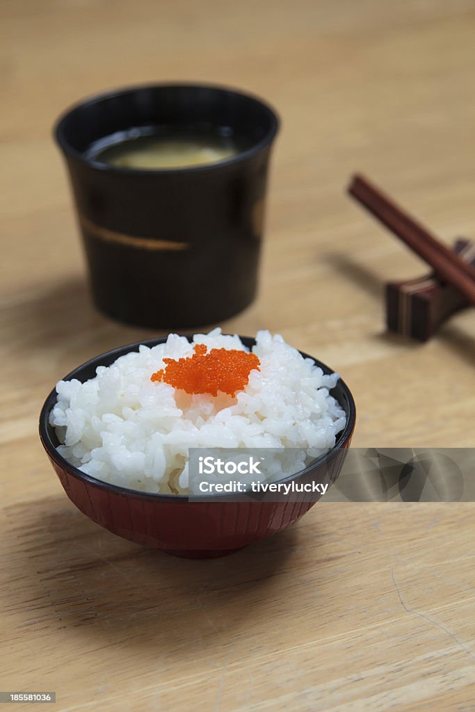 Arroz e Sopa de Miso - Royalty-free Alimentação Saudável Foto de stock