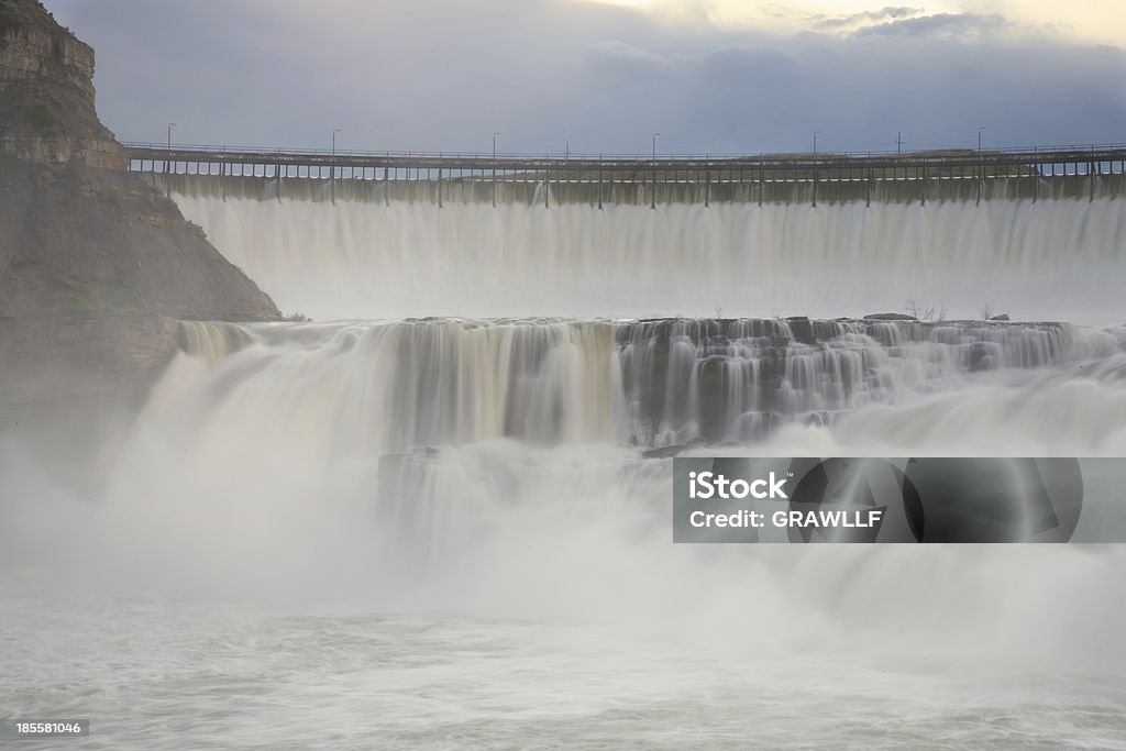 Great Falls Dam - Foto de stock de Great Falls - Montana libre de derechos