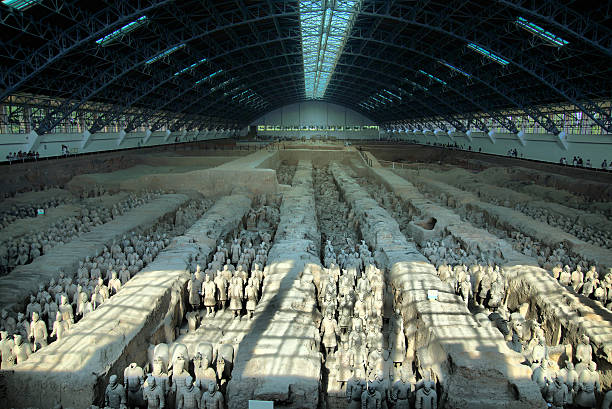 istock Terracotta Warriors in Xi'an, China 185584430