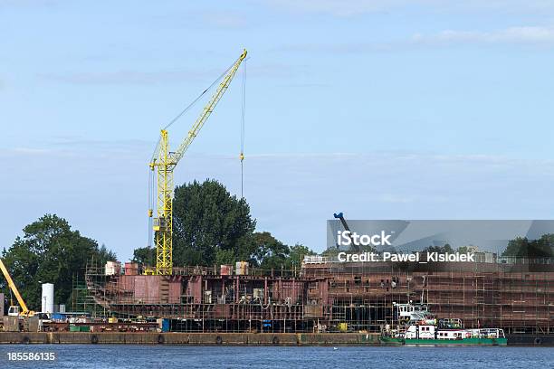 La Construcción De Buques En Shipyard Gdansk Foto de stock y más banco de imágenes de Acero - Acero, Agua, Agua potable