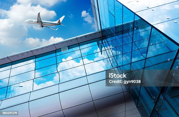 Shanghai Pudong Airports Aircraft Stock Photo - Download Image Now - Air Vehicle, Airplane, Airport