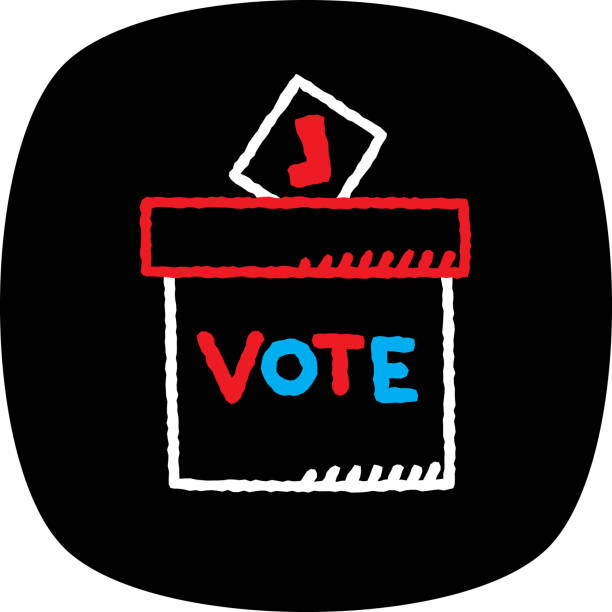 ilustrações de stock, clip art, desenhos animados e ícones de vote doodle 3 - voting doodle republican party democratic party