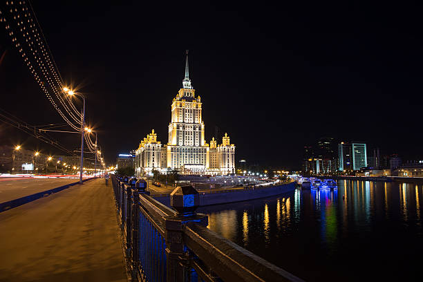 istock High-rise building at night, Moscow, Russia 185595825