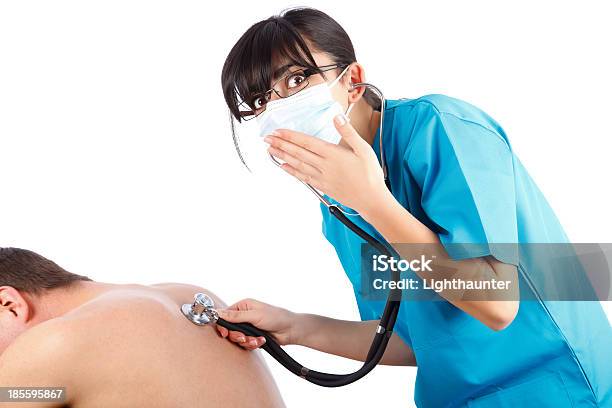 Foto de Chocado Médico e mais fotos de stock de Adulto - Adulto, Assistência, Azul