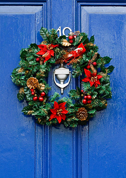 Festive Christmas wreath