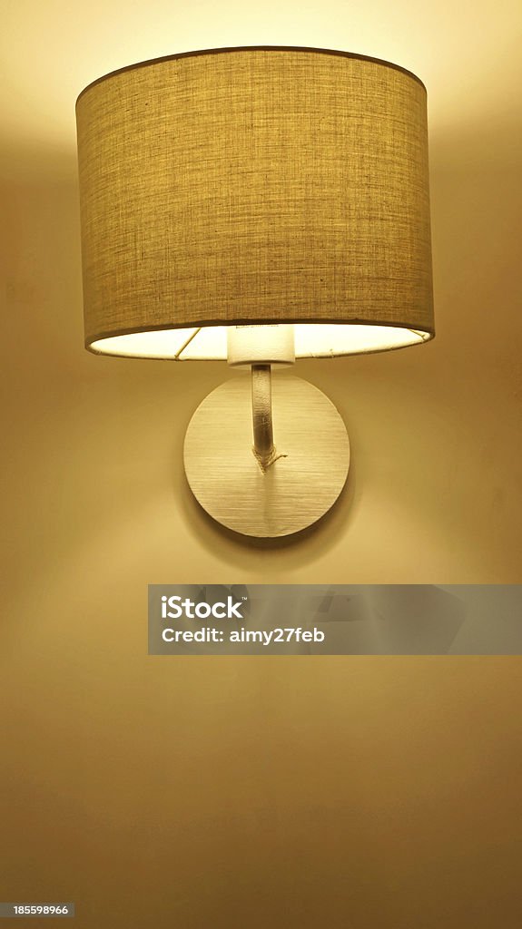 Tecido contemporâneo luz à noite - Royalty-free Amarelo Foto de stock