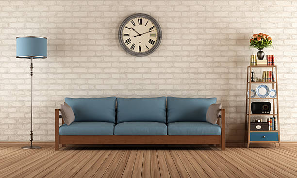 istock Vintange living room 185599138