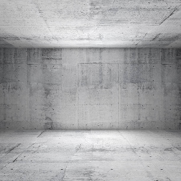 istock Abstract gray interior of a concrete room that is empty 185599393