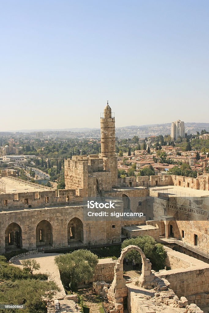 Torre de David, Jerusalén, Israel. - Foto de stock de Antigüedades libre de derechos