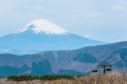 Mt Fuji in spring season