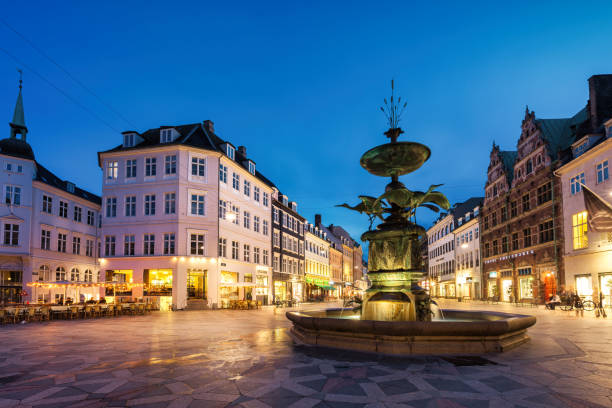 istock Central Copenhagen Denmark Old Town Twilight 1856029207