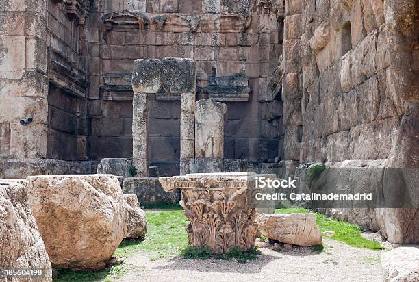 Ruiny Baalbek Liban - zdjęcia stockowe i więcej obrazów Archeologia - Archeologia, Architektura, Azja Zachodnia