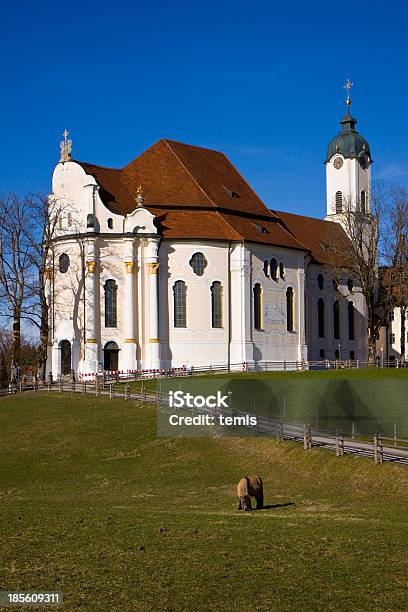 Wieskirche Sancturary Stockfoto und mehr Bilder von Architektur - Architektur, Barock, Baugewerbe