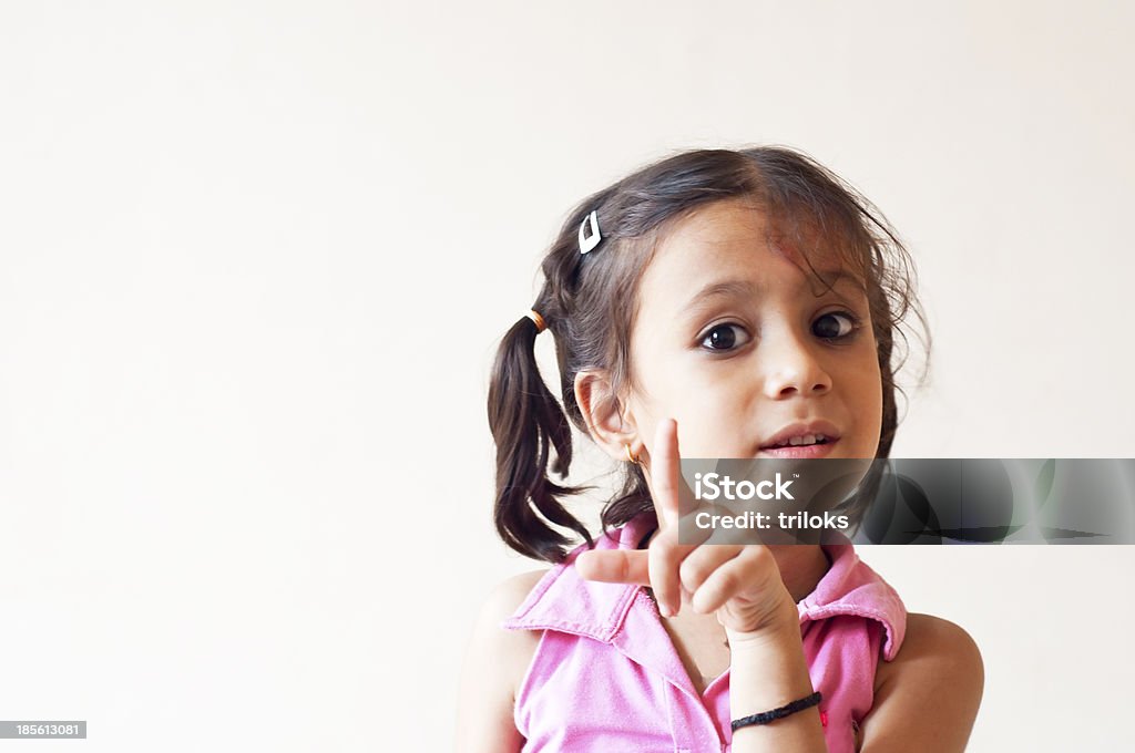 Rapariga explicando - Royalty-free Criança Foto de stock