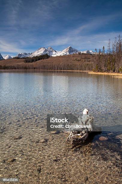 Redfish Lake Water Reflection Sun Valley Idaho Sawtooth Mountain Stock Photo - Download Image Now